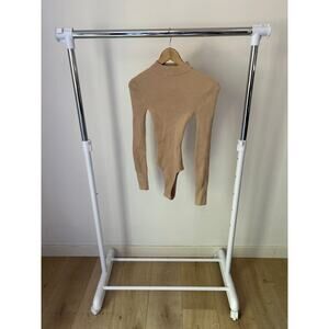 JLUXLABEL Beige Bodysuit Size Medium